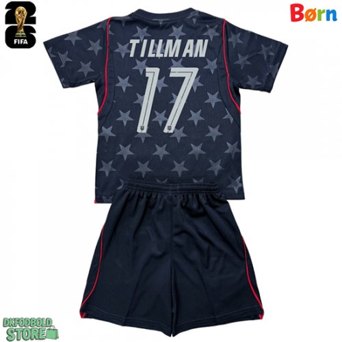 Forente stater Malik Tillman #17 Replika Babytøj Udebanesæt Børn VM 2026 Kortærmet (+ Korte bukser)